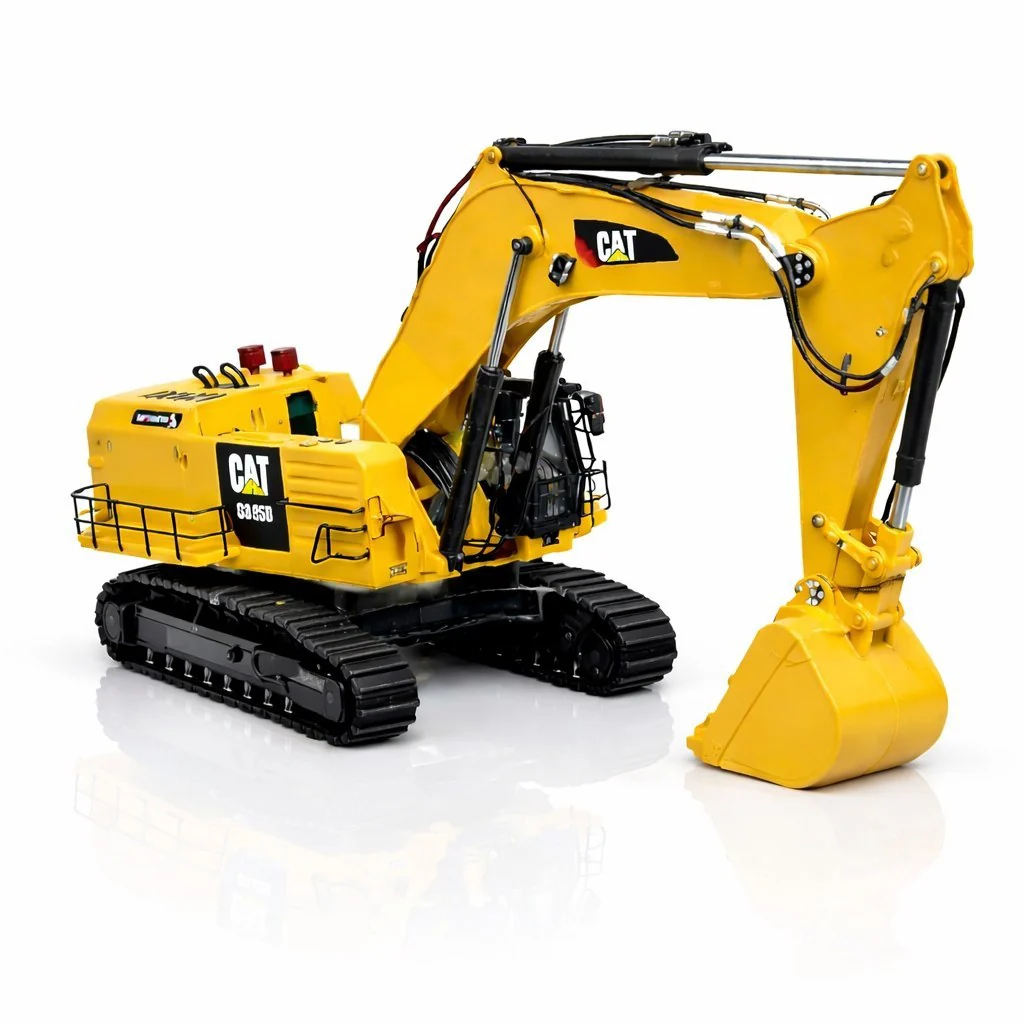 Escavadeira CAT Hidráulica de Esteira 1/14 (Controle Remoto)